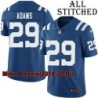 Blue Home Embroidered Mike Adams Indianapolis Colts #29 Stitched Jersey