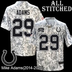 Camo Embroidered Mike Adams Indianapolis Colts #29 Stitched Jersey