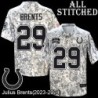 Camo Embroidered Julius Brents Indianapolis Colts #29 Stitched Jersey