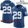 Blue Home Embroidered Sean Davis Indianapolis Colts #29 Stitched Jersey