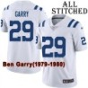 White Embroidered Ben Garry Indianapolis Colts #29 Stitched Jersey