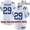 White Embroidered Brian Herosian Indianapolis Colts #29 Stitched Jersey