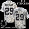 Camo Embroidered Brian Herosian Indianapolis Colts #29 Stitched Jersey