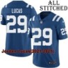 Blue Home Embroidered Jordan Lucas Indianapolis Colts #29 Stitched Jersey