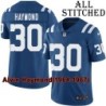 Blue Home Embroidered Alvin Haymond Indianapolis Colts #30 Stitched Jersey