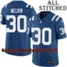 Blue Home Embroidered Rashaan Melvin Indianapolis Colts #30 Stitched Jersey