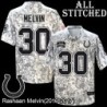 Camo Embroidered Rashaan Melvin Indianapolis Colts #30 Stitched Jersey