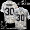 Camo Embroidered Ambry Thomas Indianapolis Colts #30 Stitched Jersey