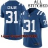 Blue Home Embroidered Larry Conjar Indianapolis Colts #31 Stitched Jersey