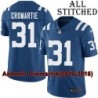 Blue Home Embroidered Antonio Cromartie Indianapolis Colts #31 Stitched Jersey