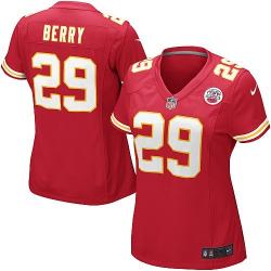 BERRY KC #29 Womens Football Jersey - Eric Berry Womens Football Jersey (Red)_Free Shipping