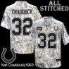 Camo Embroidered Nat Craddock Indianapolis Colts #32 Stitched Jersey