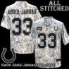 Camo Embroidered Karim Abdul-Jabbar Indianapolis Colts #33 Stitched Jersey