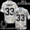 Camo Embroidered Dwight Lowery Indianapolis Colts #33 Stitched Jersey