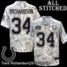 Camo Embroidered Trent Richardson Indianapolis Colts #34 Stitched Jersey