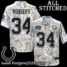 Camo Embroidered Isaiah Rodgers Indianapolis Colts #34 Stitched Jersey