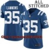 Blue Home Embroidered Chris Lammons Indianapolis Colts #35 Stitched Jersey