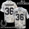 Camo Embroidered Don Hardeman Indianapolis Colts #36 Stitched Jersey