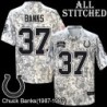 Camo Embroidered Chuck Banks Indianapolis Colts #37 Stitched Jersey