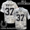 Camo Embroidered Ulysses Bentley Indianapolis Colts #37 Stitched Jersey