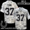 Camo Embroidered Jake Funk Indianapolis Colts #37 Stitched Jersey