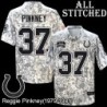 Camo Embroidered Reggie Pinkney Indianapolis Colts #37 Stitched Jersey