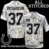 Camo Embroidered Mike Richardson Indianapolis Colts #37 Stitched Jersey