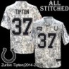 Camo Embroidered Zurlon Tipton Indianapolis Colts #37 Stitched Jersey