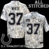 Camo Embroidered D.J. White Indianapolis Colts #37 Stitched Jersey
