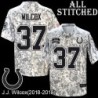 Camo Embroidered J.J. Wilcox Indianapolis Colts #37 Stitched Jersey