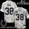 Camo Embroidered Darren Hall Indianapolis Colts #38 Stitched Jersey