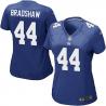BRADSHAW NY-Giant #44 Womens Football Jersey - Ahmad Bradshaw Womens Football Jersey (Blue)_Free Shipping