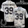 Camo Embroidered Tay Glover-Wright Indianapolis Colts #39 Stitched Jersey
