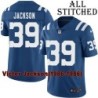 Blue Home Embroidered Victor Jackson Indianapolis Colts #39 Stitched Jersey