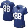 NICKS NY-Giant #88 Womens Football Jersey - Hakeem Nicks Womens Football Jersey (Blue)_Free Shipping