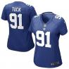 TUCK NY-Giant #91 Womens Football Jersey - Justin Tuck Womens Football Jersey (Blue)_Free Shipping