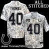 Camo Embroidered Jesse Thomas Indianapolis Colts #40 Stitched Jersey