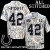 Camo Embroidered Derrick Hatchett Indianapolis Colts #42 Stitched Jersey