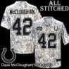 Camo Embroidered Dave McCloughan Indianapolis Colts #42 Stitched Jersey