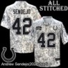 Camo Embroidered Andrew Sendejo Indianapolis Colts #42 Stitched Jersey