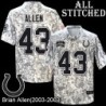 Camo Embroidered Brian Allen Indianapolis Colts #43 Stitched Jersey