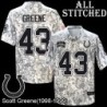Camo Embroidered Scott Greene Indianapolis Colts #43 Stitched Jersey