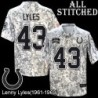 Camo Embroidered Lenny Lyles Indianapolis Colts #43 Stitched Jersey