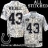 Camo Embroidered Cameron Mitchell Indianapolis Colts #43 Stitched Jersey