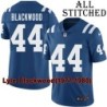 Blue Home Embroidered Lyle Blackwood Indianapolis Colts #44 Stitched Jersey