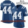 Blue Home Embroidered Ahmad Bradshaw Indianapolis Colts #44 Stitched Jersey