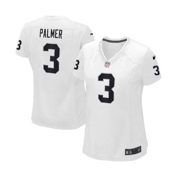 PALMER Oakland #3 Womens Football Jersey - Carson Palmer Womens Football Jersey (White)_Free Shipping