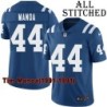 Blue Home Embroidered Tim Manoa Indianapolis Colts #44 Stitched Jersey