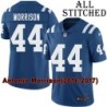 Blue Home Embroidered Antonio Morrison Indianapolis Colts #44 Stitched Jersey