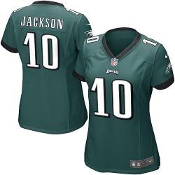 JACKSON Philadelphia #10 Womens Football Jersey - DeSean Jackson Womens Football Jersey (Green)_Free Shipping